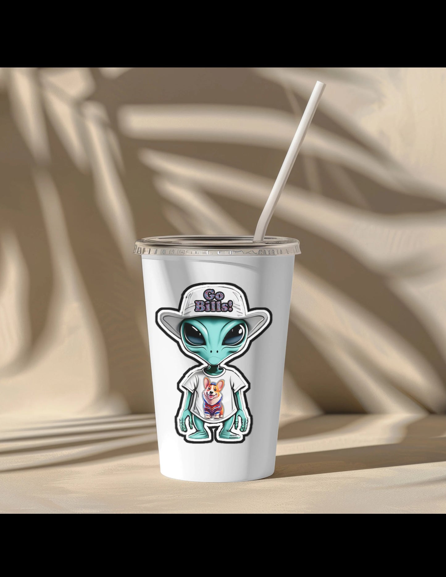 Buffalo Bills Sticker - Bills Mafia Buffalo Bills Fan Alien Vinyl NFL Decal - Great Gift! Water-Bottle, Laptop, Cup, Cooler decal
