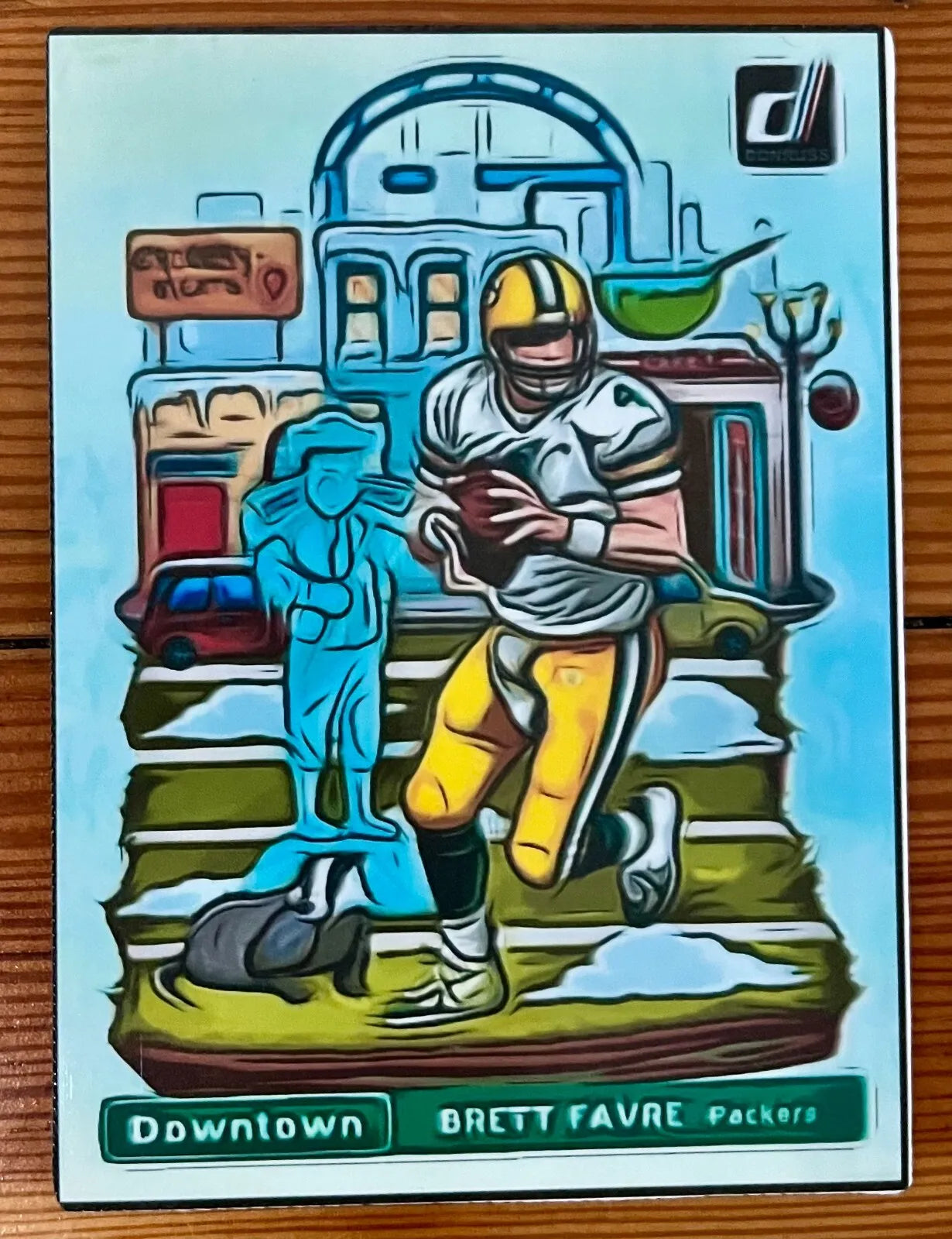Brett Favre Downtown Custom Art Decal