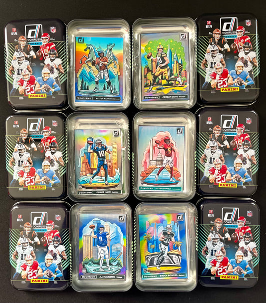 10-Card Panini Pack Custom Collectors NFL Football Team Repack - 2 Inserts & 3 RCs of your team in Every Pack! - Great team starter pack for kids!