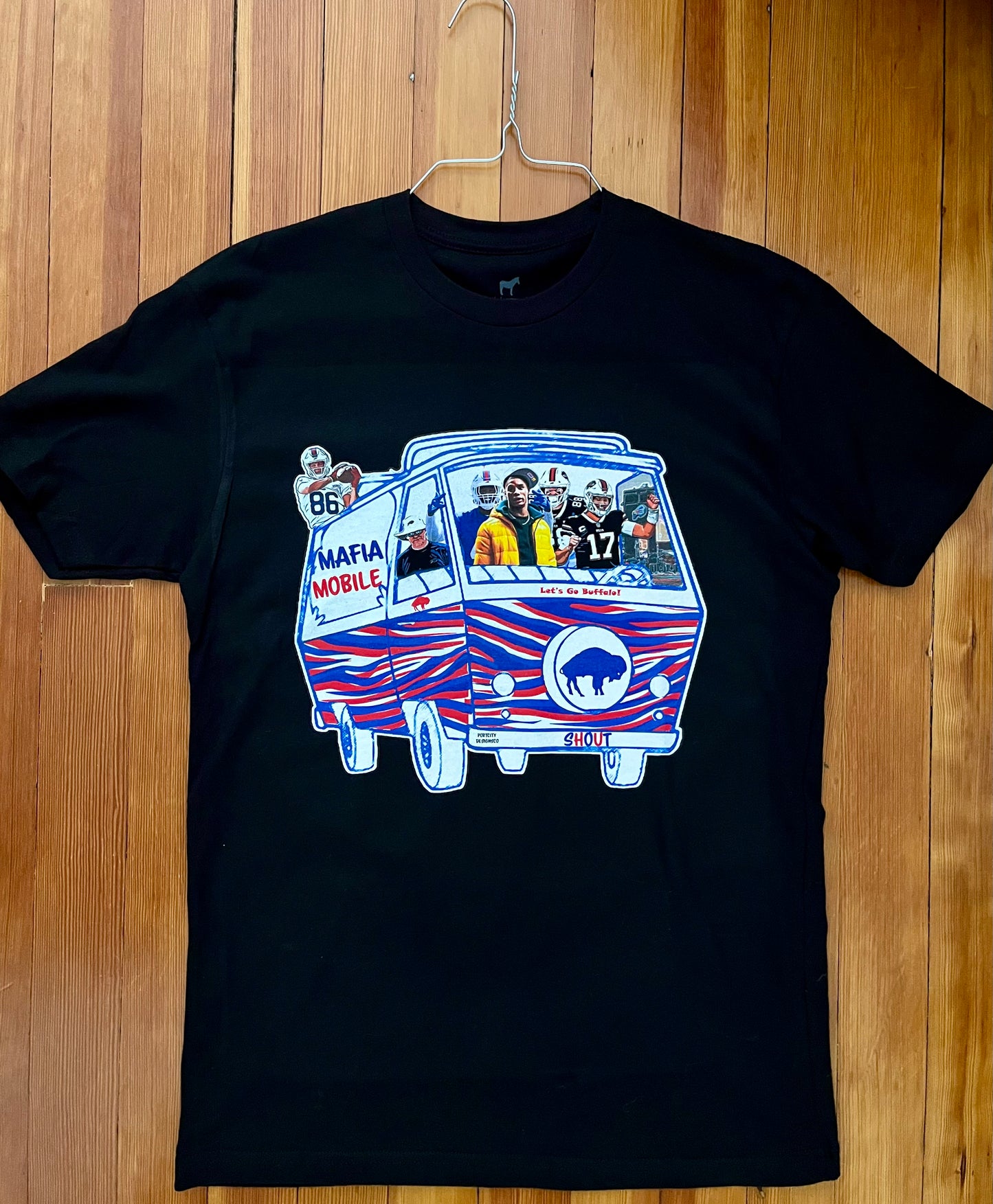 Buffalo Bills T-Shirt - Josh Allen & Crew Mafia Mobile Custom Uni-Sex T-Shirt