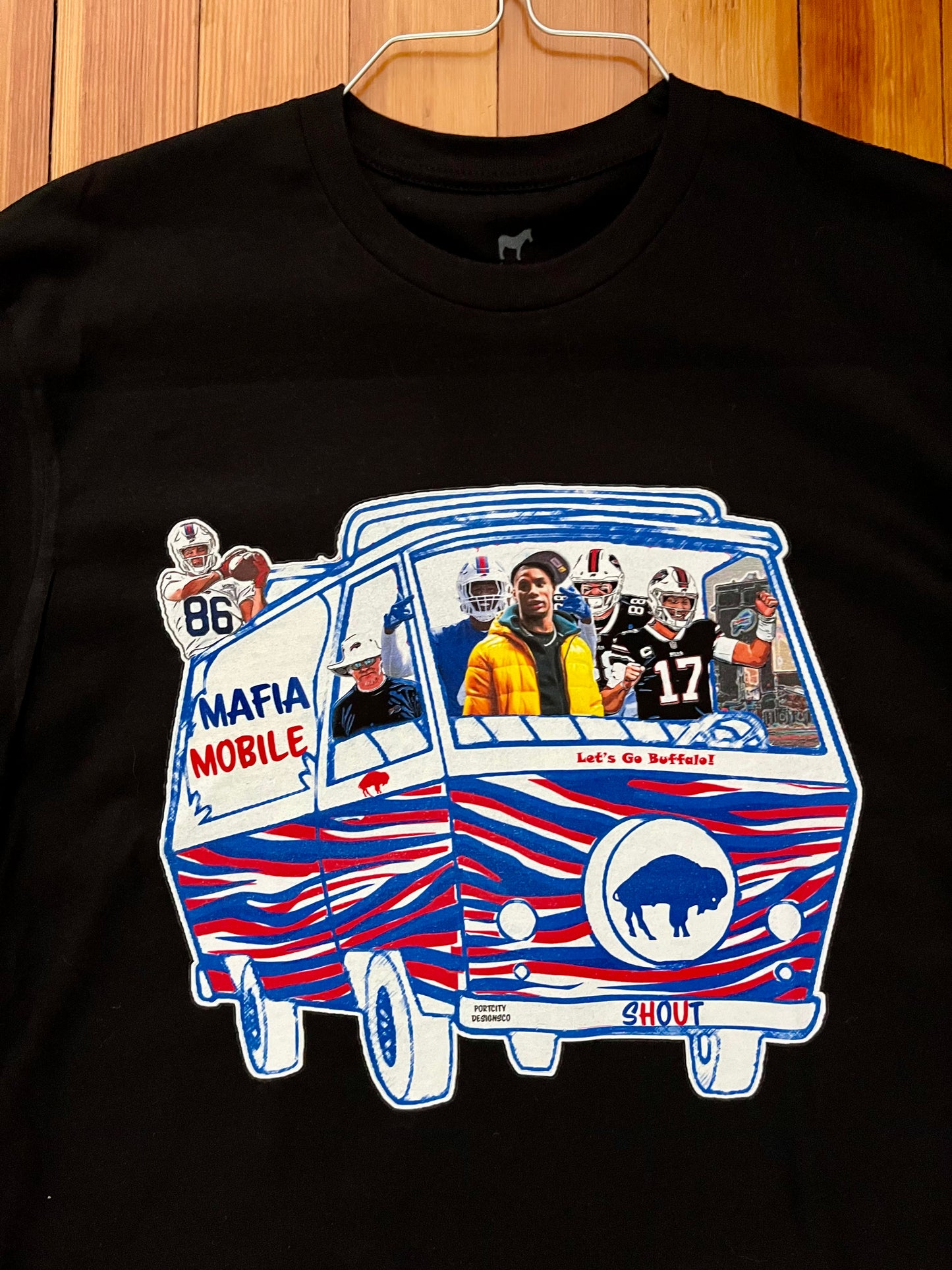 Buffalo Bills T-Shirt - Josh Allen & Crew Mafia Mobile Custom Uni-Sex T-Shirt