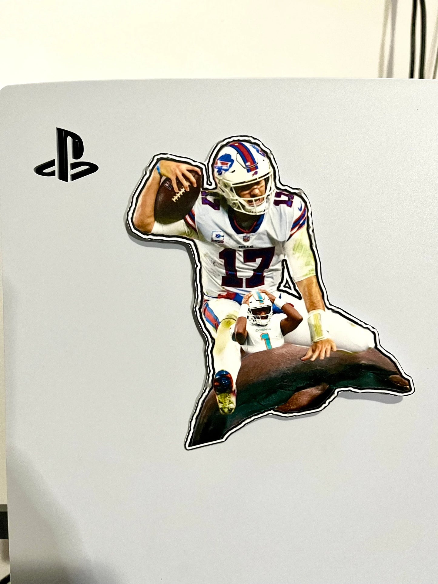 Buffalo Bills Sticker - Josh Allen Squish the Fish! Custom Vinyl Decal