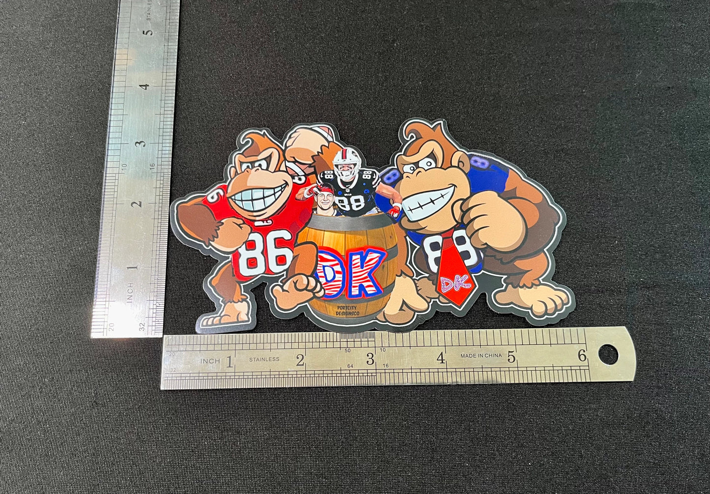 Buffalo Bills Magnet | Buffalo Football Magnets - DK Brothers Dawson Knox & Dalton Kincaid Bills Mafia Vinyl Magnet for Car or Fridge